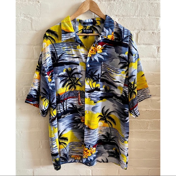 Koman Other - Koman Sport bright Hawaii tropical Hawaiian shirt